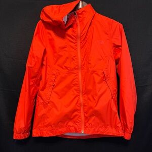 The North Face Jacket Womens Small Red DryVent Hooded Rain Shell Outdoors